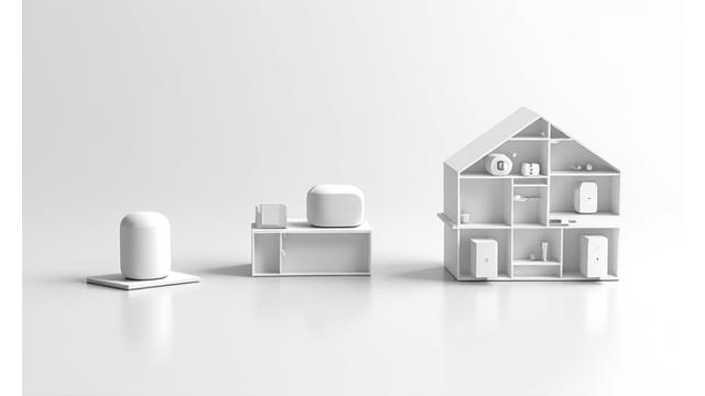 Representación visual de un sistema de automatización modular que crece con el tiempo.