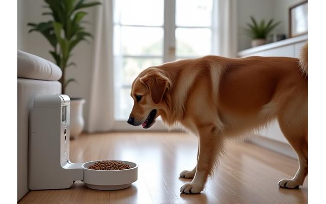 Hogar inteligente para mascotas con cámaras y dispensadores