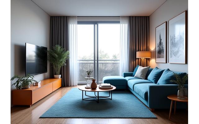Apartamento pequeño con soluciones de domótica para optimización de espacio